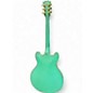 Used 2020 D'Angelico MALANIE FAYE DELUXE DC LE METALLIC SURF GREEN Hollow Body Electric Guitar