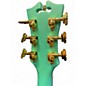 Used 2020 D'Angelico MALANIE FAYE DELUXE DC LE METALLIC SURF GREEN Hollow Body Electric Guitar