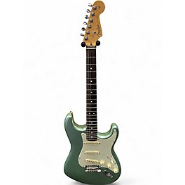 Used 2021 Fender American Professional II Stratocaster MYSTIC SURF GREEN Solid Body Electric Guitar