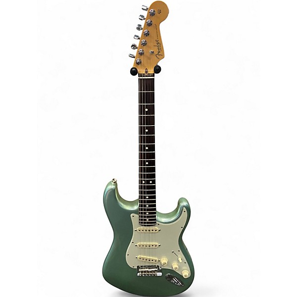 Used 2021 Fender American Professional II Stratocaster MYSTIC SURF GREEN Solid Body Electric Guitar