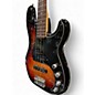Used Fender American Deluxe Precision Bass 3 Tone Sunburst Electric Bass Guitar