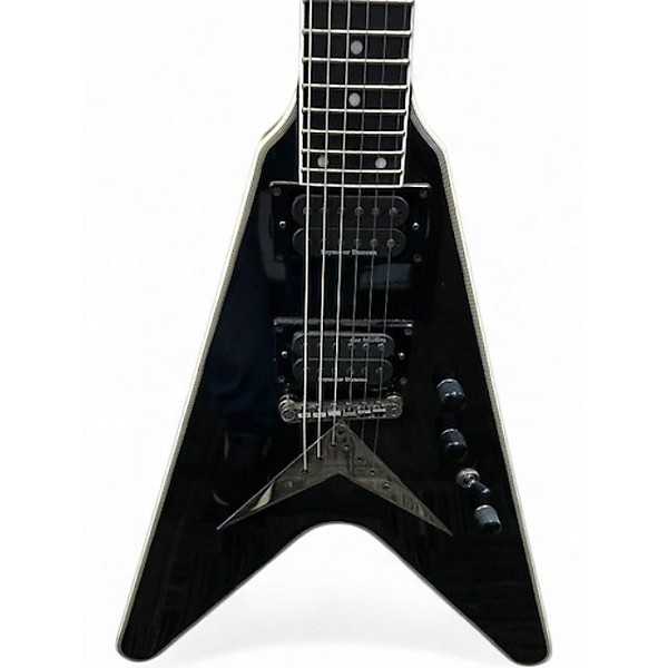 Used Epiphone Dave Mustaine Black Sparkle Solid Body Electric Guitar