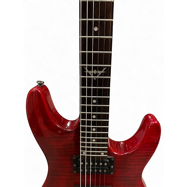 Used Dean C350F Red Solid Body Electric Guitar