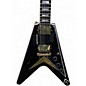 Used Gibson Custom Shop Flying V Black Solid Body Electric Guitar