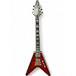 Used Epiphone Flying V Prophecy Bengal Tiger Burst Solid Body Electric Guitar