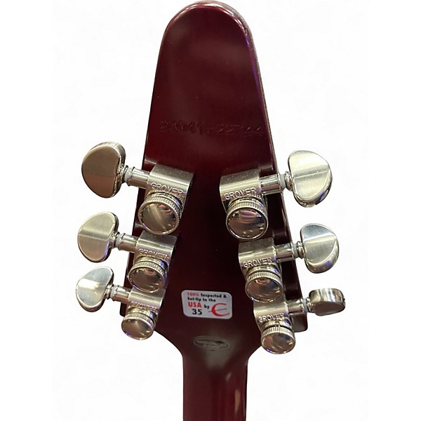 Used Epiphone Flying V Prophecy Bengal Tiger Burst Solid Body Electric Guitar