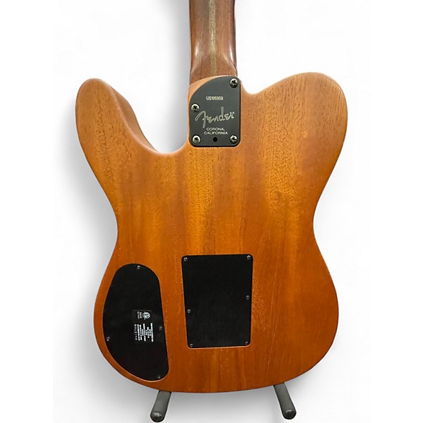 Used Fender American Acoustasonic Telecaster Sunburst Acoustic Electric Guitar