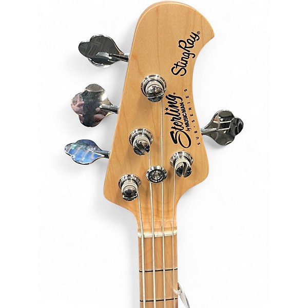 Used Sterling by Music Man Sub 4 Green Electric Bass Guitar