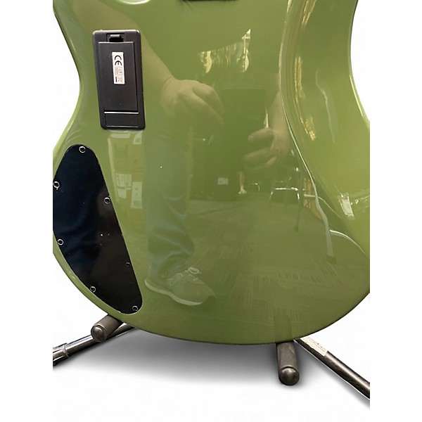Used Sterling by Music Man Sub 4 Green Electric Bass Guitar
