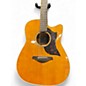 Used Yamaha A1M Worn Natural Acoustic Electric Guitar