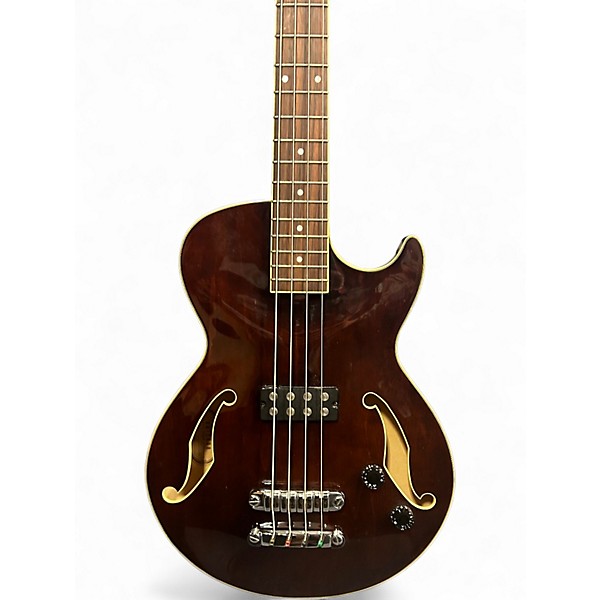 Used Ibanez AGB140 TRANSPARENT BROWN Electric Bass Guitar