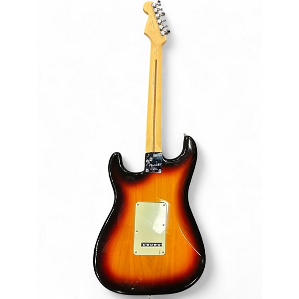 Used 2007 Fender American Deluxe Stratocaster HSS 3 Color Sunburst Solid Body Electric Guitar