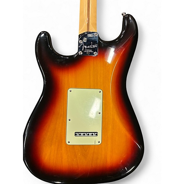 Used 2007 Fender American Deluxe Stratocaster HSS 3 Color Sunburst Solid Body Electric Guitar