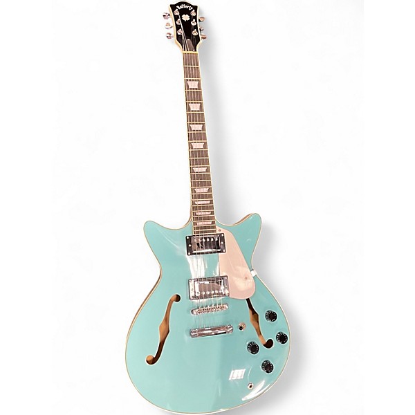 Used Rafferty The Ocean Turquoise Hollow Body Electric Guitar