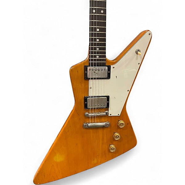 Vintage 1977 Penco Korina Destroyer Natural Solid Body Electric Guitar