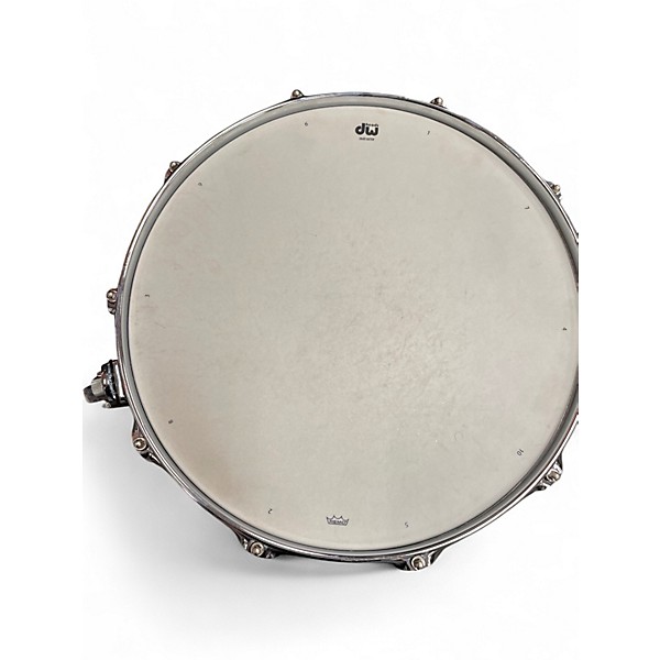 Used DW 5.5X14 Collector's Series Snare black nickle over brass Drum