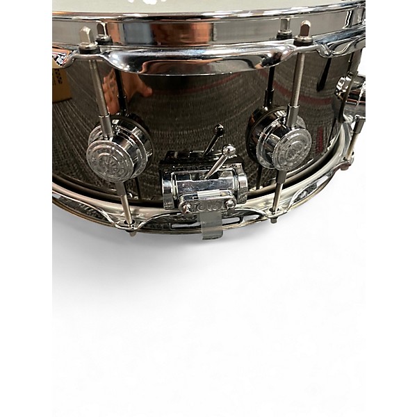 Used DW 5.5X14 Collector's Series Snare black nickle over brass Drum