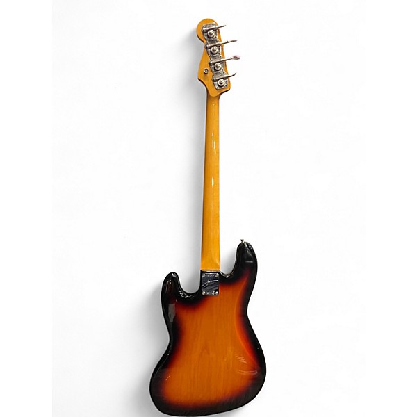 Used Fender Jaco Pastorius Signature Relic Jazz Bass 3 Tone Sunburst Electric Bass Guitar