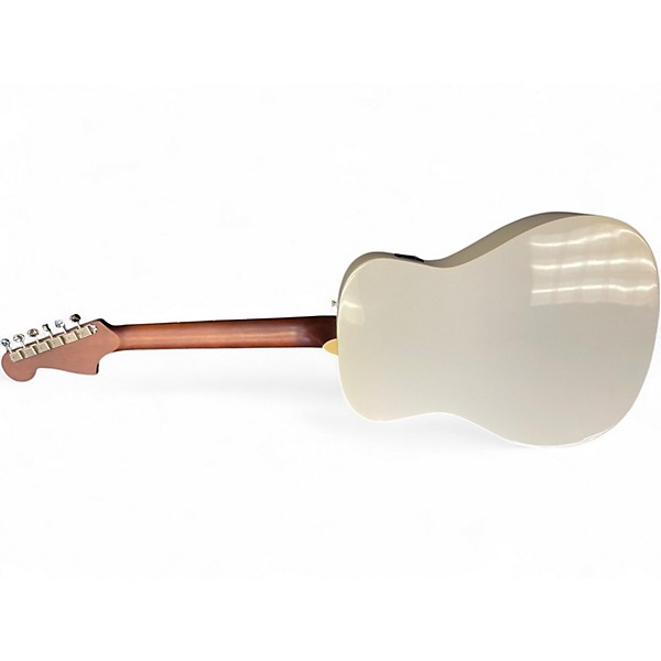 Used Fender MALIBU PLAYER WHITE Acoustic Electric Guitar