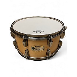 Used Yamaha 13X6.5 Steve Jordan Snare Natural Drum