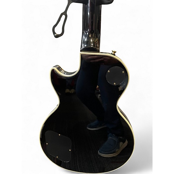 Used Epiphone Les Paul Custom Black Solid Body Electric Guitar