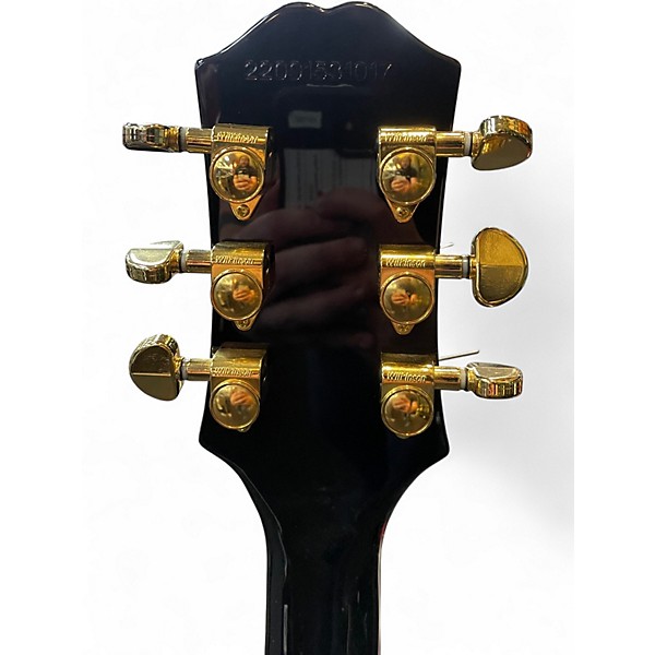 Used Epiphone Les Paul Custom Black Solid Body Electric Guitar