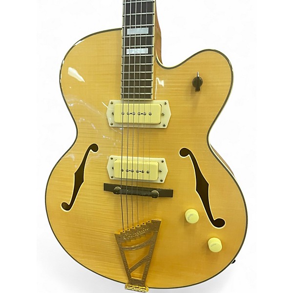 Used D'Angelico EX-59 Blonde Hollow Body Electric Guitar