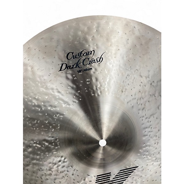 Used Zildjian 18in K Custom Dark Crash Cymbal