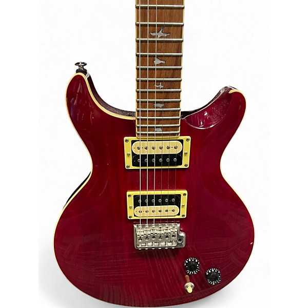 Used PRS SE Standard 24 Trans Red Solid Body Electric Guitar