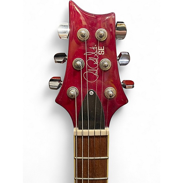 Used PRS SE Standard 24 Trans Red Solid Body Electric Guitar