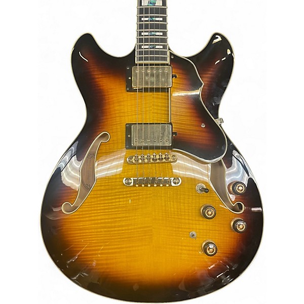 Used Ibanez AS153A Artstar 2 SUNBURST Hollow Body Electric Guitar