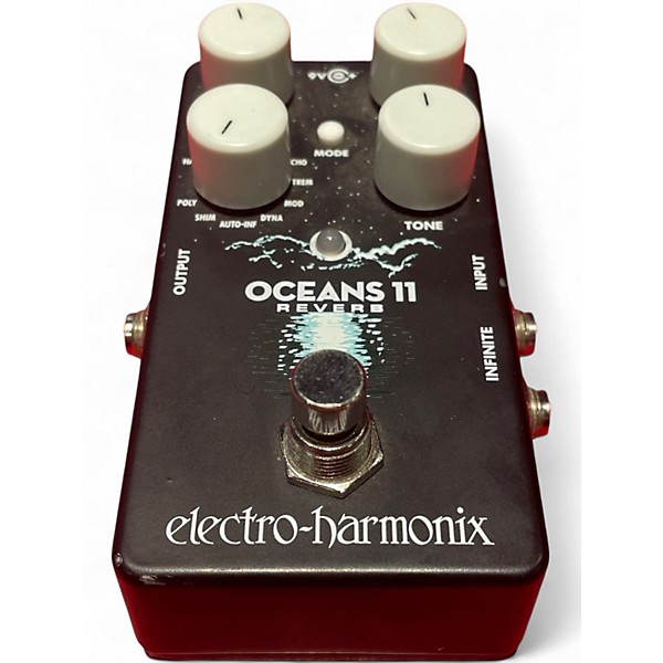 Used Electro-Harmonix Oceans 11  Reverb Effect Pedal