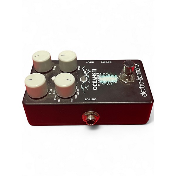 Used Electro-Harmonix Oceans 11  Reverb Effect Pedal
