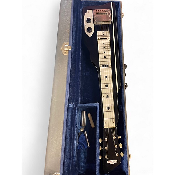 Vintage 1962 Gretsch Guitars ELECTROMATIC LAP STEEL Black Solid Body Electric Guitar