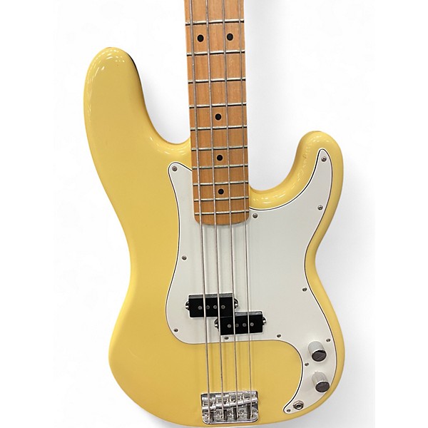 Used Fender Player Precision Bass Butterscotch Electric Bass Guitar