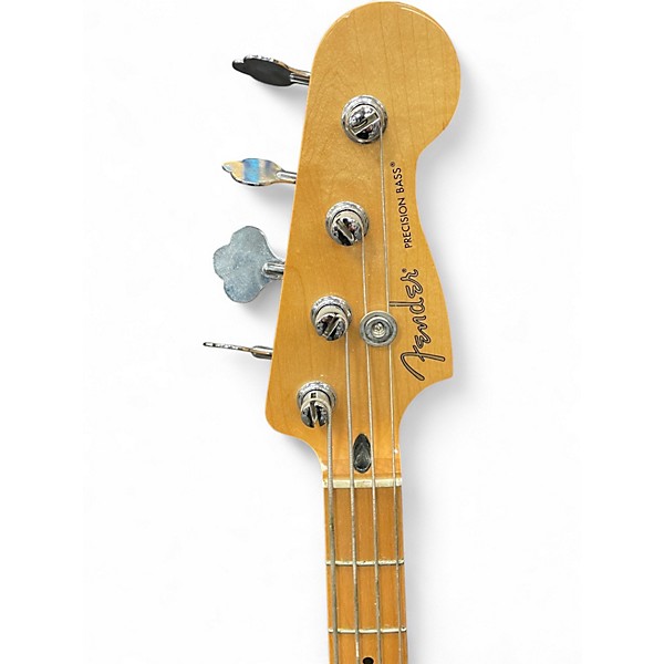 Used Fender Player Precision Bass Butterscotch Electric Bass Guitar