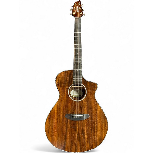 Used Breedlove Pursuit Concert KK Natural Acoustic Electric Guitar