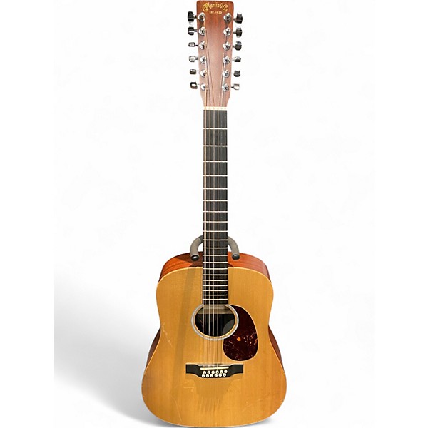 Used Martin X SERIES CUSTOM 12 STRING Natural 12 String Acoustic Electric Guitar