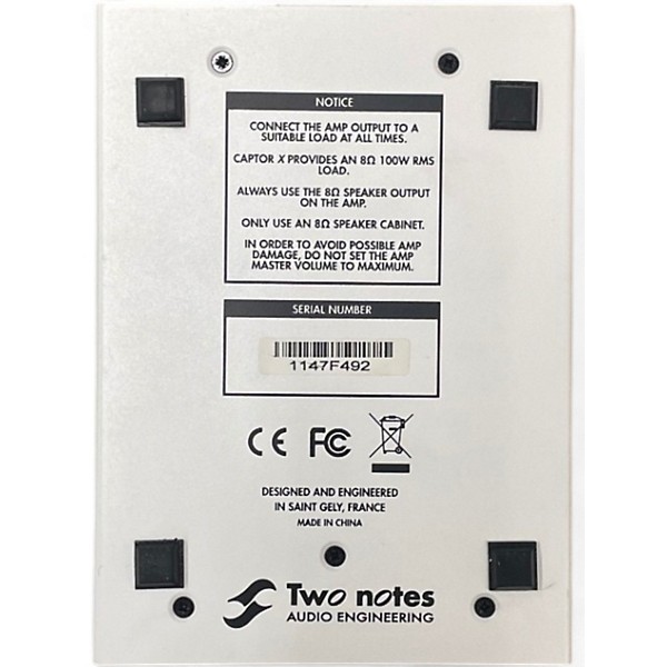 Used Two Notes AUDIO ENGINEERING TORPEDO CAPTOR X Power Attenuator