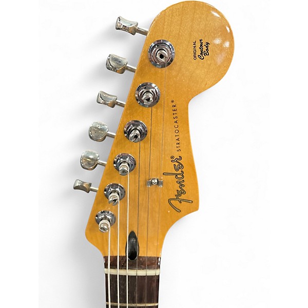 Used Fender PLTD LAYER II STRAT 2 Tone Sunburst Solid Body Electric Guitar