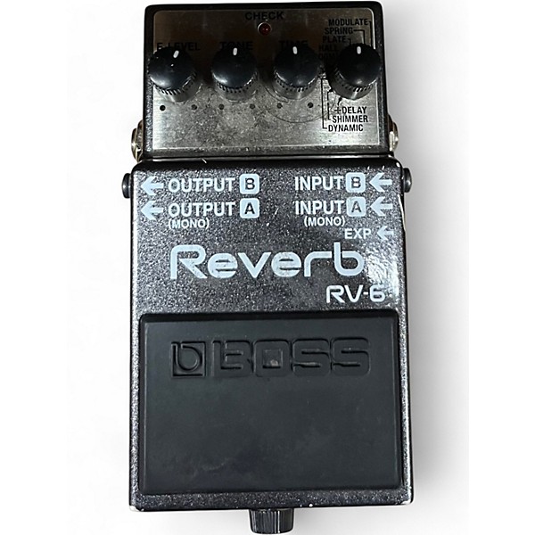 Used BOSS RV6 Digital Reverb Effect Pedal