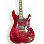 Used Schecter Guitar Research Omen Elite-6 HT BLACK CHERRY BURST Solid Body Electric Guitar