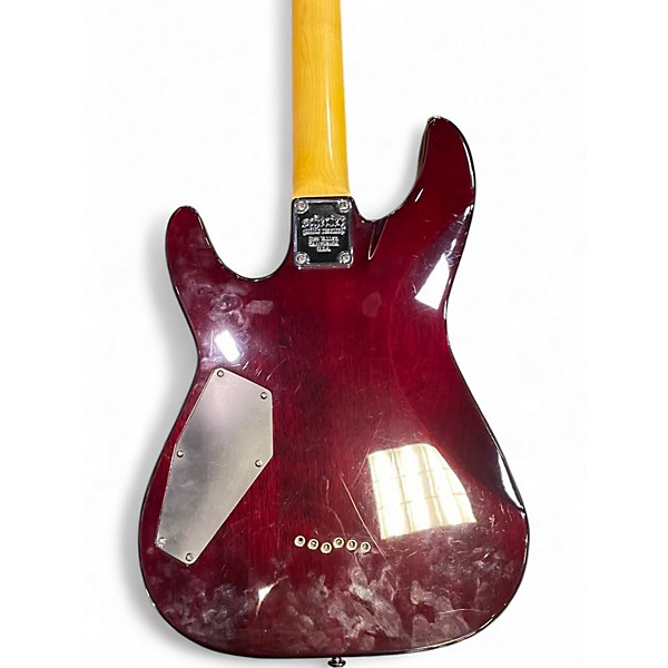 Used Schecter Guitar Research Omen Elite-6 HT BLACK CHERRY BURST Solid Body Electric Guitar