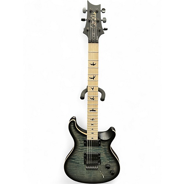 Used PRS DW CE 24 DUSTIE WARING FLOYD TRASPARENT GRAY Solid Body Electric Guitar