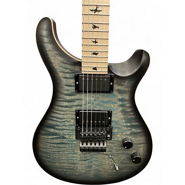Used PRS DW CE 24 DUSTIE WARING FLOYD TRASPARENT GRAY Solid Body Electric Guitar