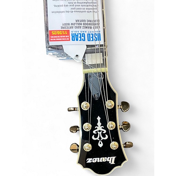 Used Ibanez AS93 Artcore ZEBRAWOOD Hollow Body Electric Guitar