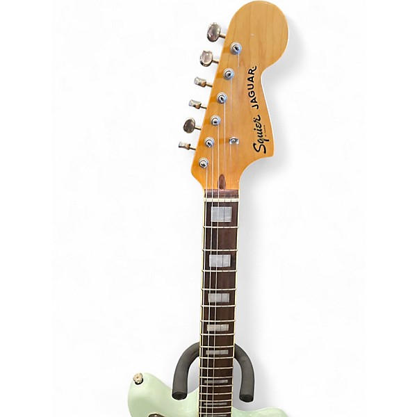 Used Squier CLASSIC VIBE JAGUAR Blue Solid Body Electric Guitar