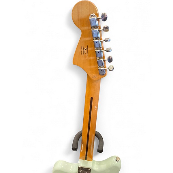 Used Squier CLASSIC VIBE JAGUAR Blue Solid Body Electric Guitar