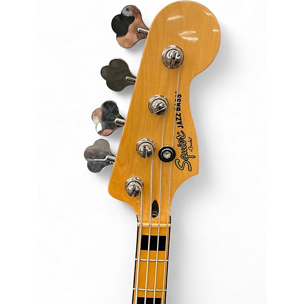 Used Squier Classic Vibe 70s Jazz Bass Natural Electric Bass Guitar
