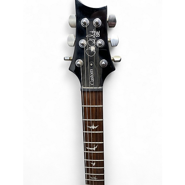 Used PRS SE Custom 24 FIRE RED BURST Solid Body Electric Guitar